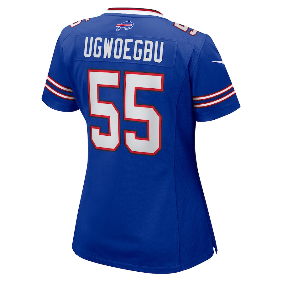 David Ugwoegbu 55 Buffalo Bills Women's Game Jersey - Royal JS5682 nicesnker - Image 3