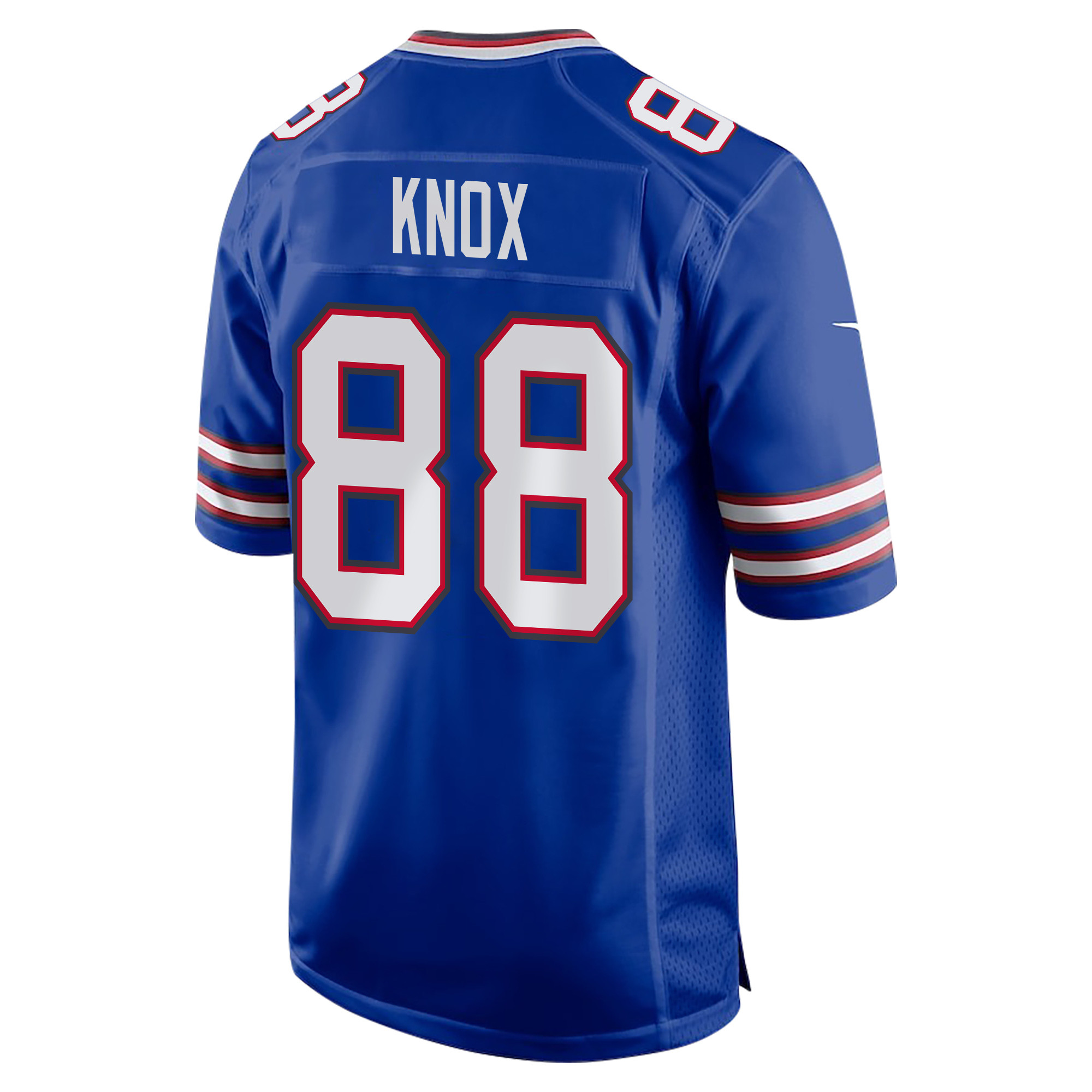 Alternative view of Dawson Knox 88 Buffalo Bills Super Bowl LIX Champions Patch Game Men Jersey - Royal JS6497 nicesnker