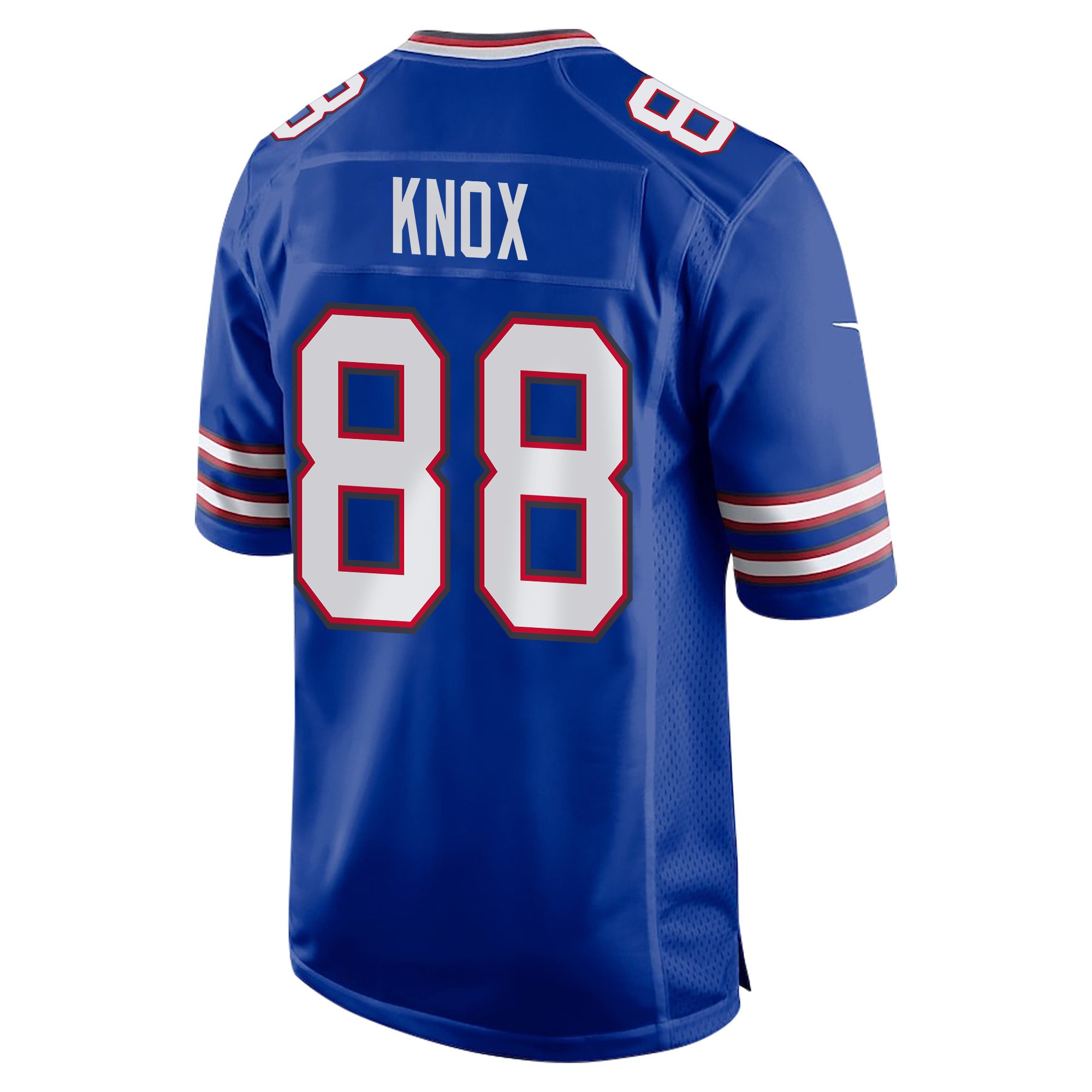 Alternative view of Dawson Knox 88 Buffalo Bills Super Bowl LIX Champions Patch 'New Orleans - Where Legends Are Made' EMBROIDERED Game Men Jersey - Royal JS3951 nicesnker