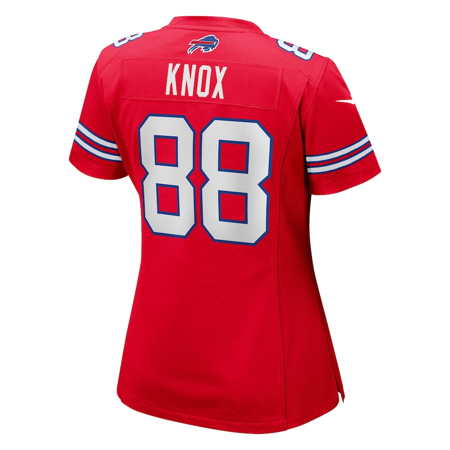 Dawson Knox 88 Buffalo Bills Women Game Jersey - Red JS7787 nicesnker - Image 3