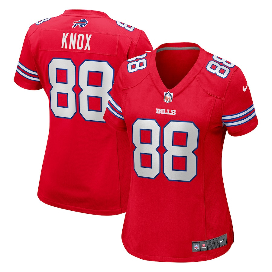 Dawson Knox 88 Buffalo Bills Women Game Jersey - Red JS7787 nicesnker