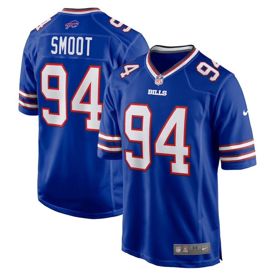 Dawuane Smoot 94 Buffalo Bills Game Men Jersey - Royal JS6214 nicesnker