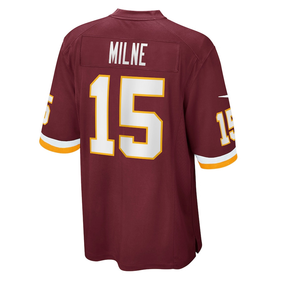 Dax Milne 15 Washington Football Team Men Game Jersey - Burgundy JS1919 nicesnker - Image 3