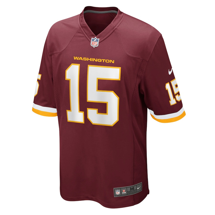 Alternative view of Dax Milne 15 Washington Football Team Men Game Jersey - Burgundy JS1919 nicesnker