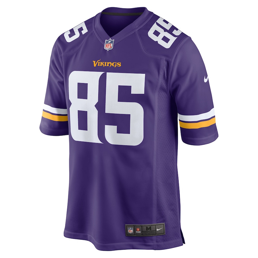 Alternative view of Daylen Baldwin 85 Minnesota Vikings Men Game Jersey - Purple JS6605 nicesnker