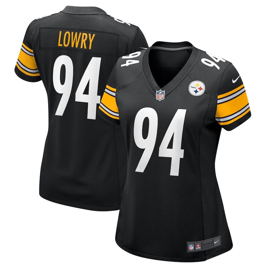 Dean Lowry 94 Pittsburgh Steelers Women's Game Jersey - Black JS8480 nicesnker