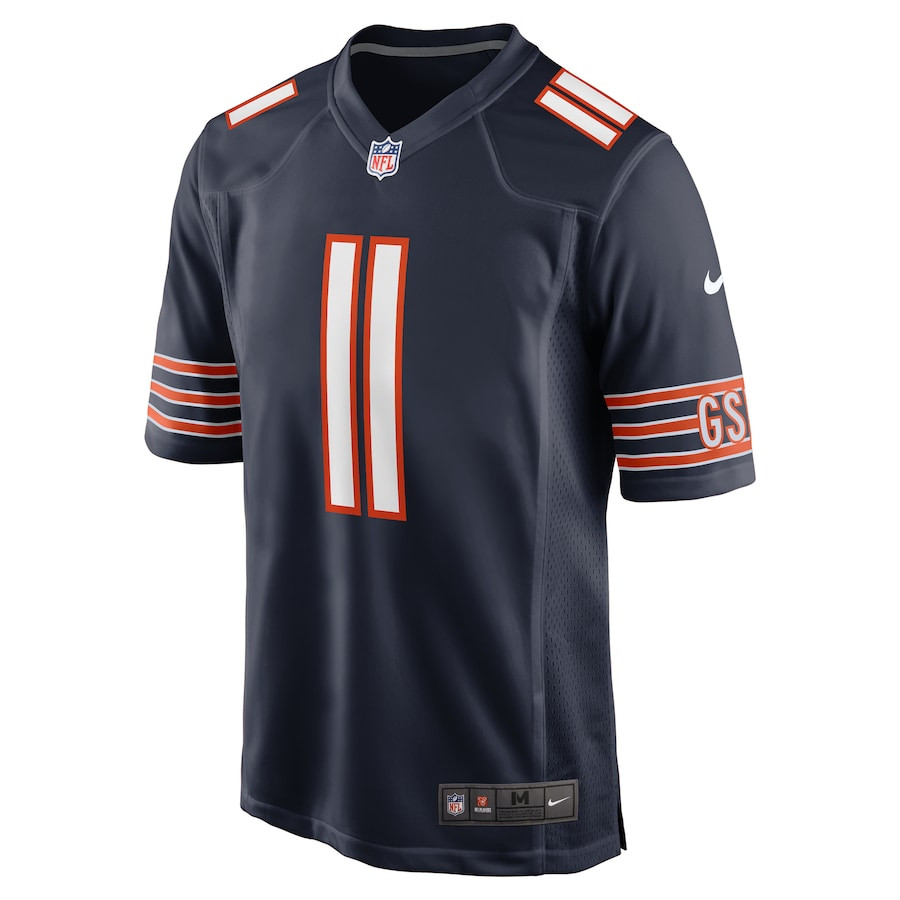 Alternative view of DeAndre Carter 11 Chicago Bears Game Men Jersey - Navy JS7211 nicesnker
