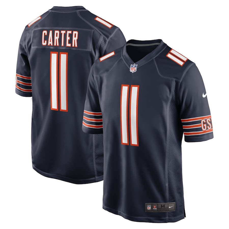 DeAndre Carter 11 Chicago Bears Game Men Jersey - Navy JS7211 nicesnker