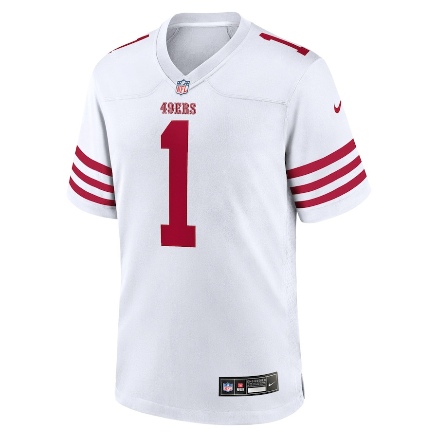 Alternative view of Deebo Samuel Sr 1 San Francisco 49ers Game Men Jersey - White JS6978 nicesnker