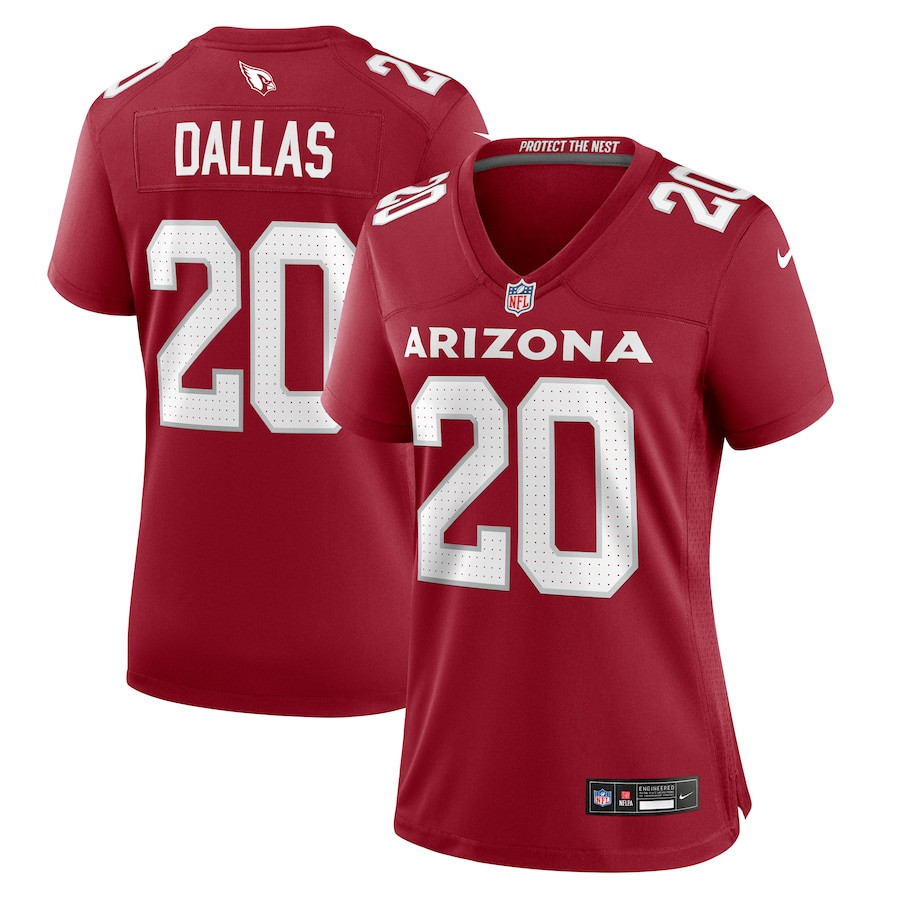 DeeJay Dallas 20 Arizona Cardinals Women's Game Jersey - Cardinal JS8689 nicesnker
