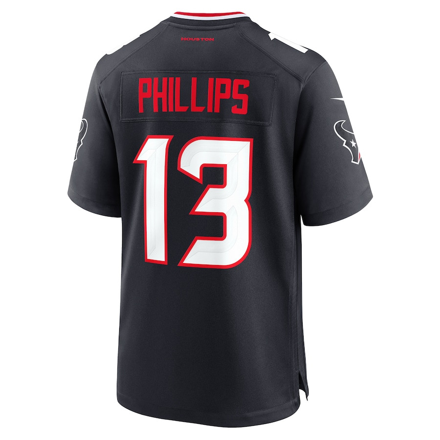 DelShawn Phillips 13 Houston Texans Team Game Men Jersey - Navy JS5205 nicesnker - Image 3