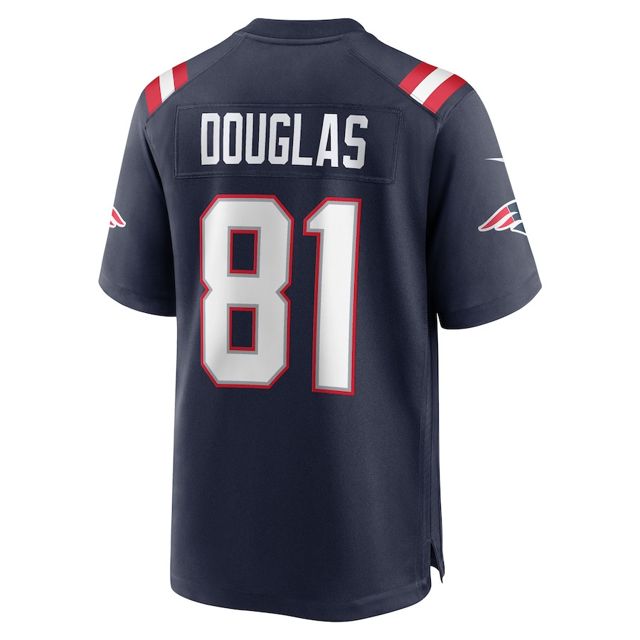 Demario Douglas 81 New England Patriots Game Men Jersey - Navy JS6910 nicesnker - Image 3