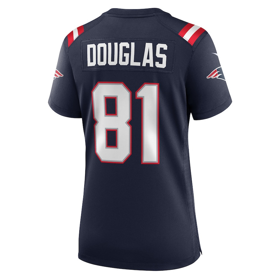 Demario Douglas 81 New England Patriots Game Women Jersey - Navy JS1477 nicesnker - Image 3