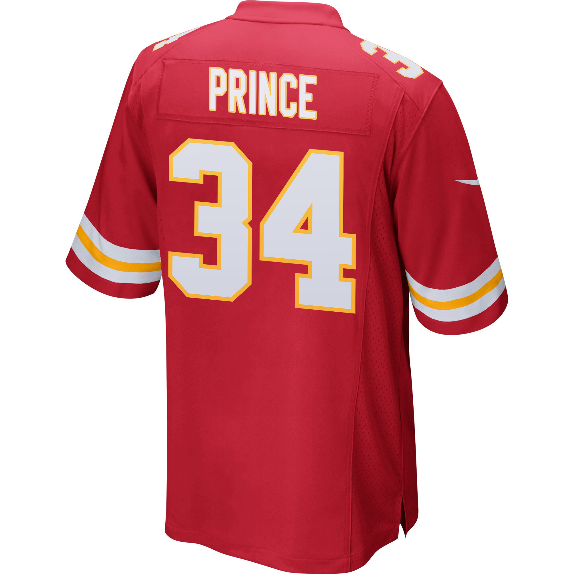 Deneric Prince 34 Kansas City Chiefs Super Bowl LVIII Patch Game Men Jersey - Red JS1994 nicesnker - Image 3