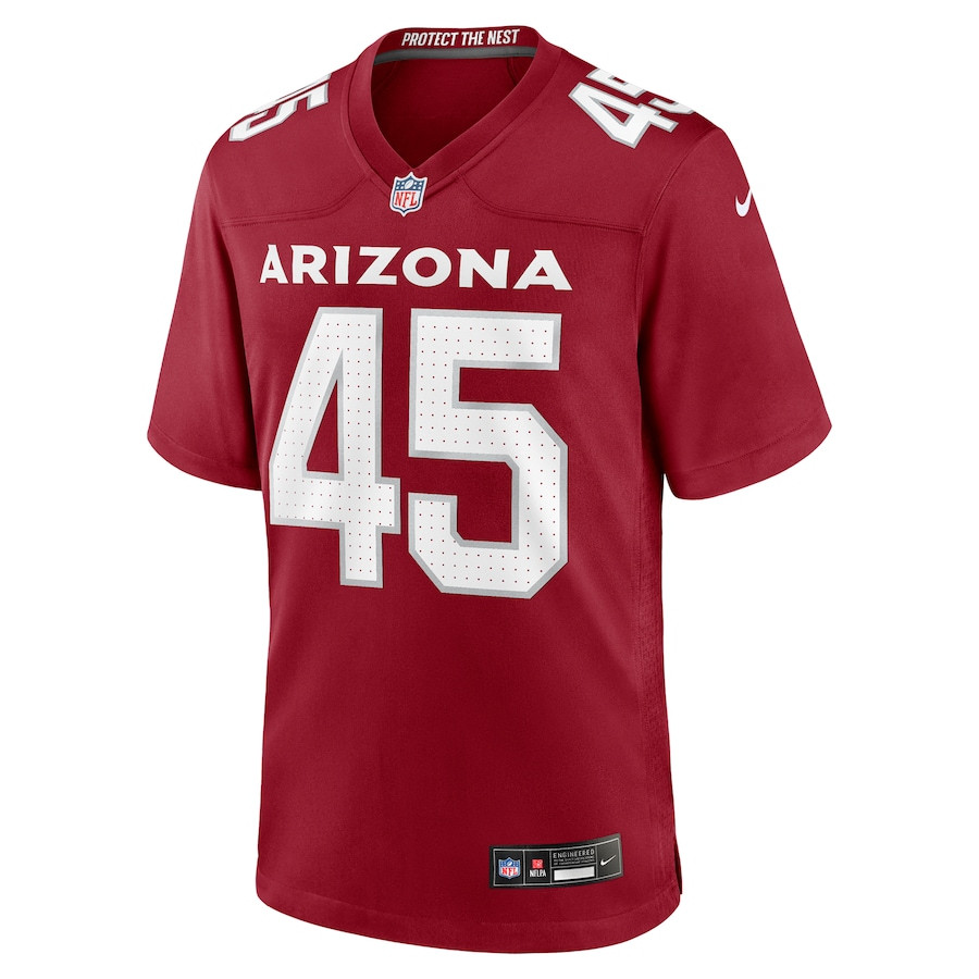 Alternative view of Dennis Gardeck 45 Arizona Cardinals Team Game Men Jersey - Cardinal JS9283 nicesnker