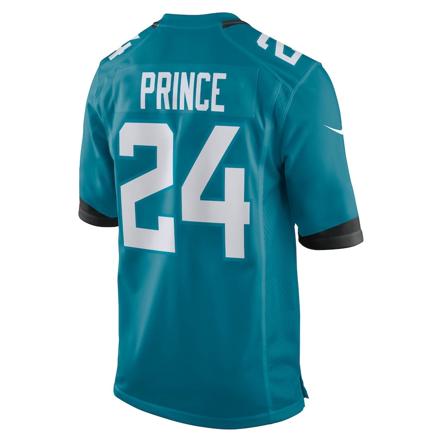 De??ntre Prince 24 Jacksonville Jaguars Team Game Men Jersey - Teal JS5087 nicesnker - Image 3