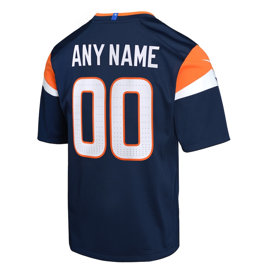 Denver Broncos Alternate Custom Game YOUTH Jersey - Navy JS1529 nicesnker - Image 3