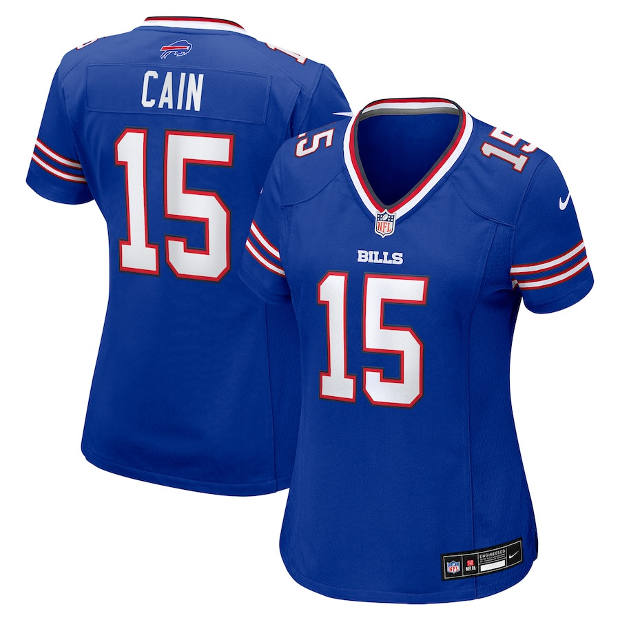 Deon Cain 15 Buffalo Bills Women's Game Jersey - Royal JS7686 nicesnker