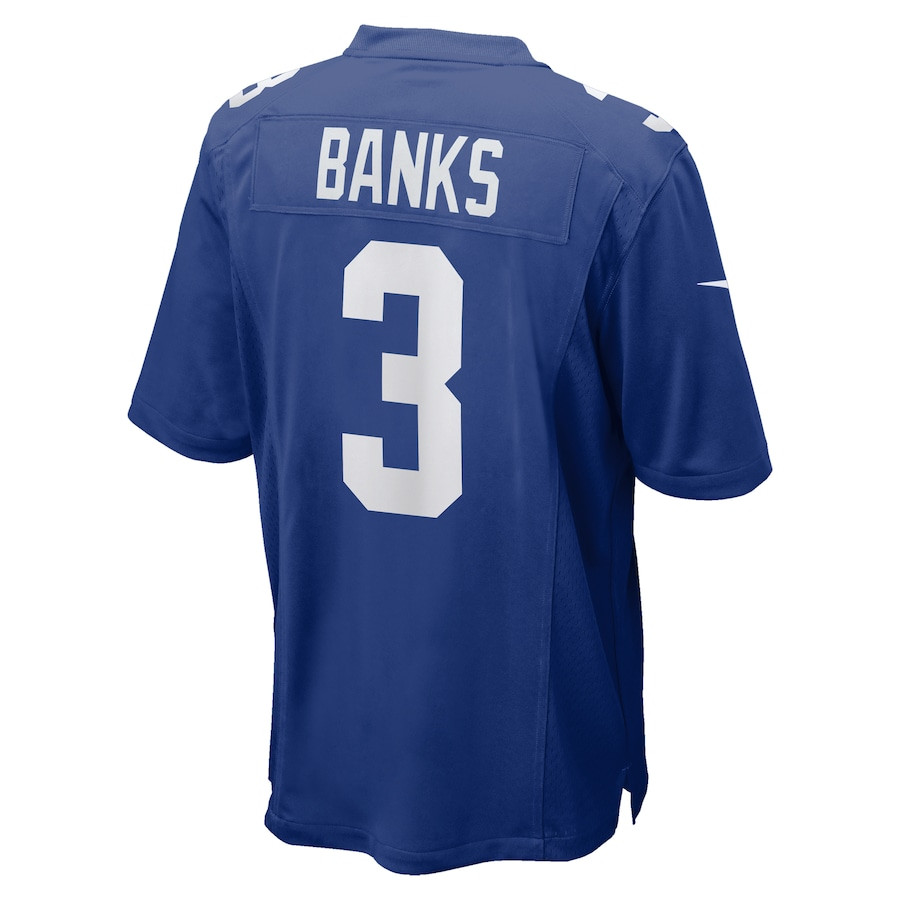 Deonte Banks 3 New York Giants Game Men Jersey - Royal JS7551 nicesnker - Image 3