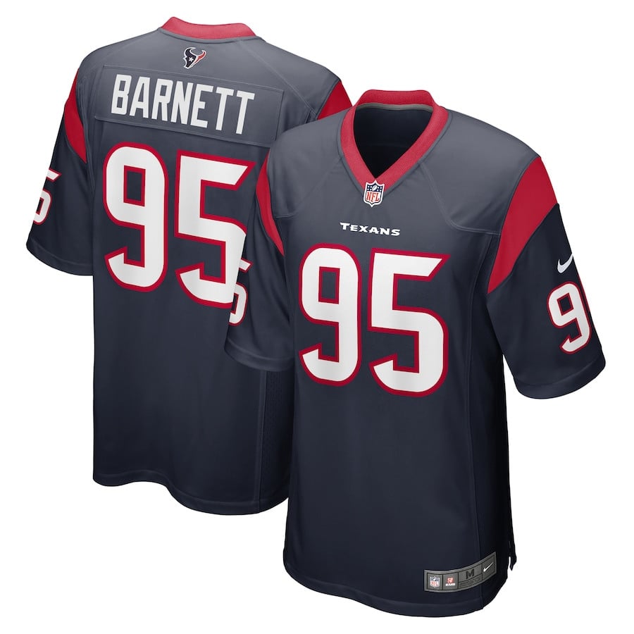Derek Barnett 95 Houston Texans Game Men Jersey - Navy JS6461 nicesnker
