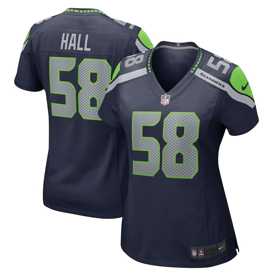 Derick Hall 58 Seattle Seahawks Women Game Jersey - College Navy JS6093 nicesnker