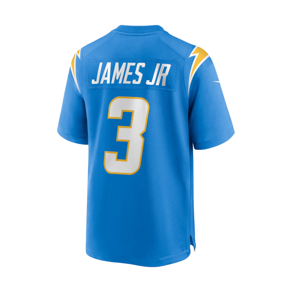 Derwin James Jr. 3 Los Angeles Chargers 2025 Pro Bowl Patch Game Men Jersey - Powder Blue JS1158 nicesnker - Image 3