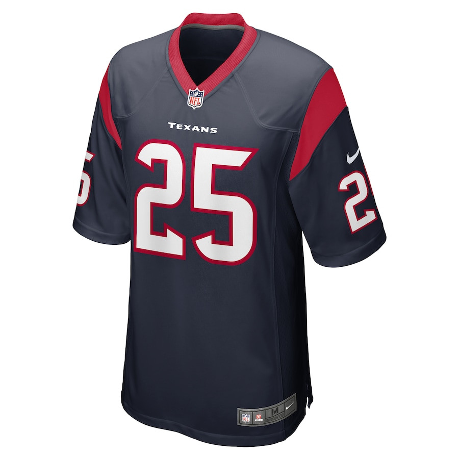 Alternative view of Desmond King 25 Houston Texans Game Men Jersey - Navy JS6517 nicesnker