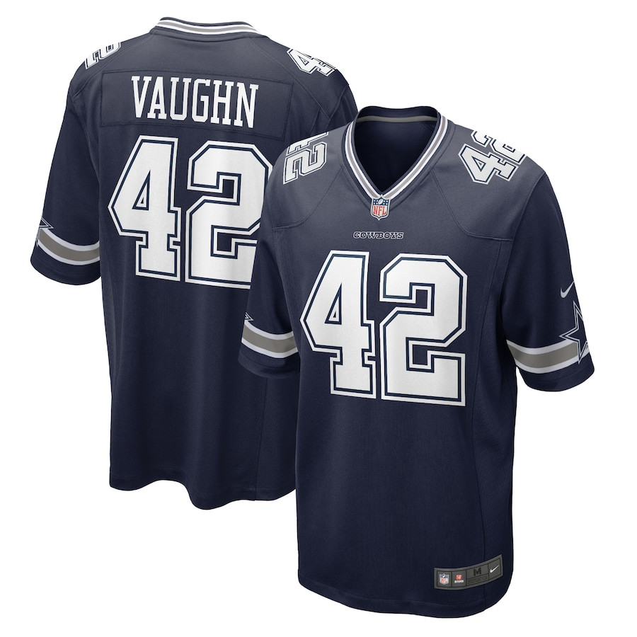 Deuce Vaughn 42 Dallas Cowboys Game Men Jersey - Navy JS6948 nicesnker