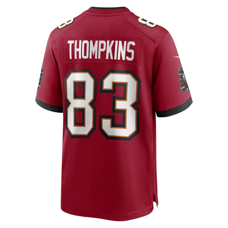 Deven Thompkins 83 Tampa Bay Buccaneers Men Game Jersey - Red JS4123 nicesnker - Image 3