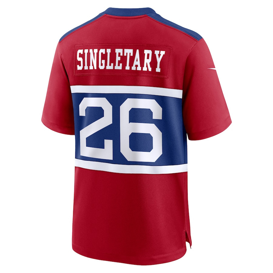 Devin Singletary 26 New York Giants Alternate Game Men Jersey - Century Red JS7249 nicesnker - Image 3