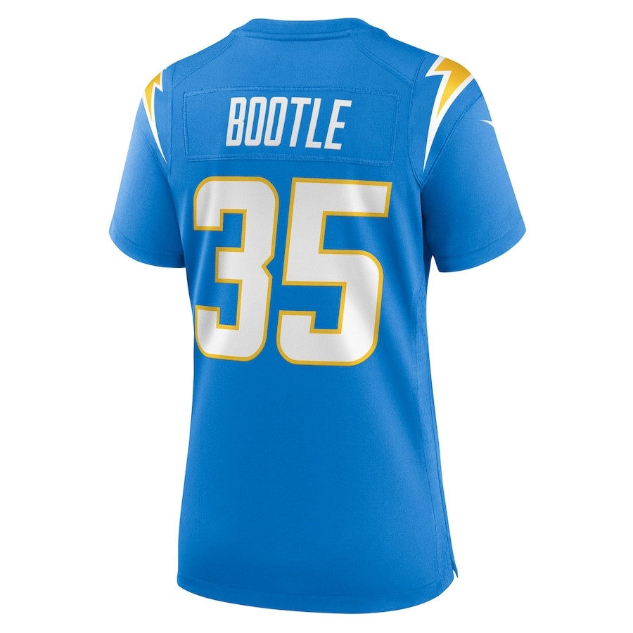 Dicaprio Bootle 35 Los Angeles Chargers Women's Team Game Jersey - Powder Blue JS8403 nicesnker - Image 3