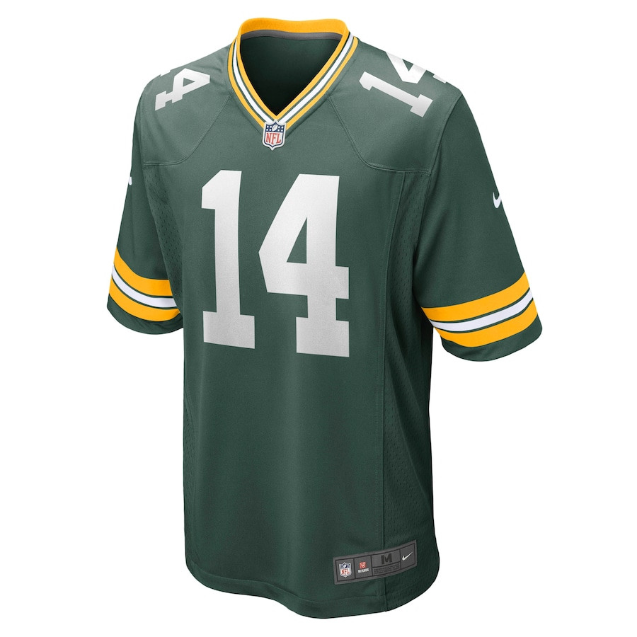 Alternative view of Don Hutson 14 Green Bay Packers Men Retired Jersey - Green JS8198 nicesnker