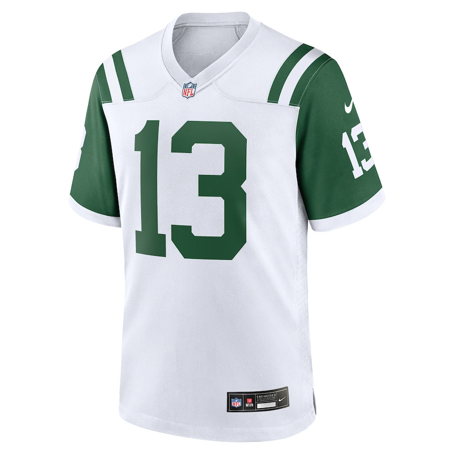 Alternative view of Don Maynard 13 New York Jets Classic Alternate Retired Player Game Men Jersey - White JS2028 nicesnker
