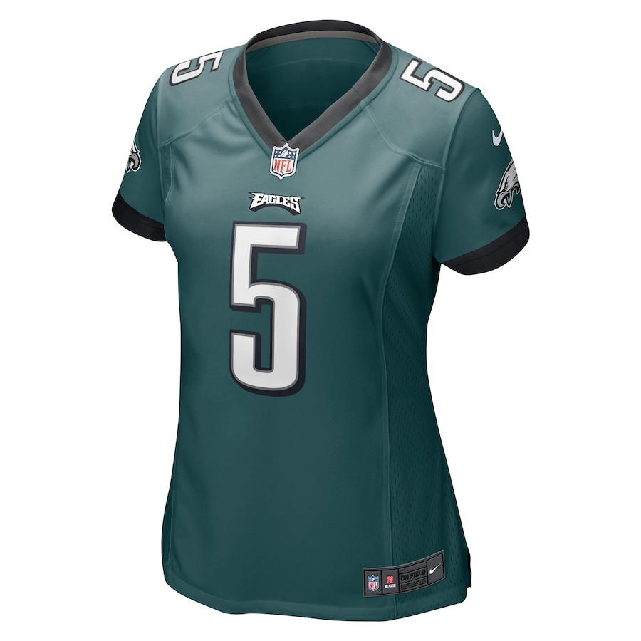 Alternative view of Donovan McNabb 5 Philadelphia Eagles Women Retired Jersey - Midnight Green JS3535 nicesnker