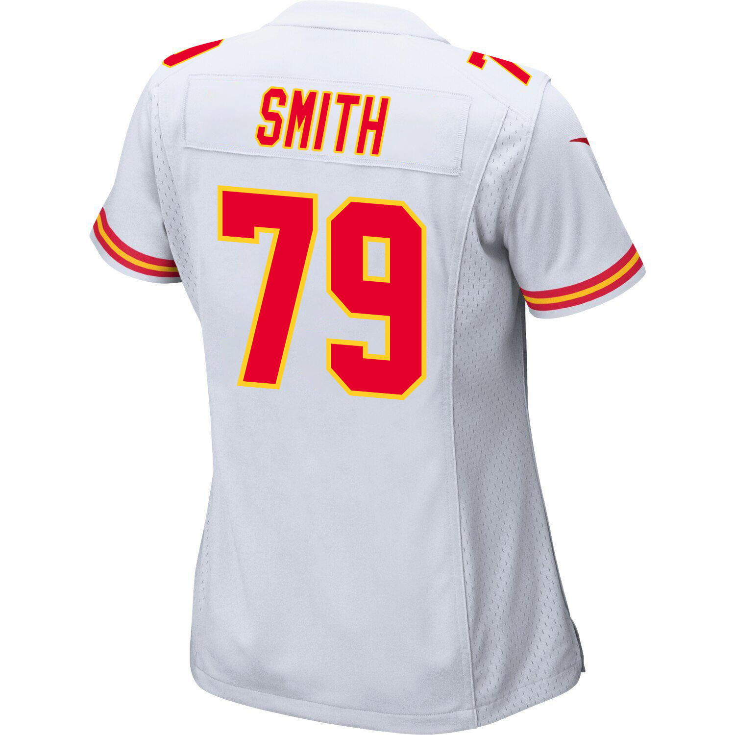 Donovan Smith 79 Kansas City Chiefs Super Bowl LVIII Champions 4 Stars Patch Game Women Jersey - White JS4301 nicesnker - Image 3