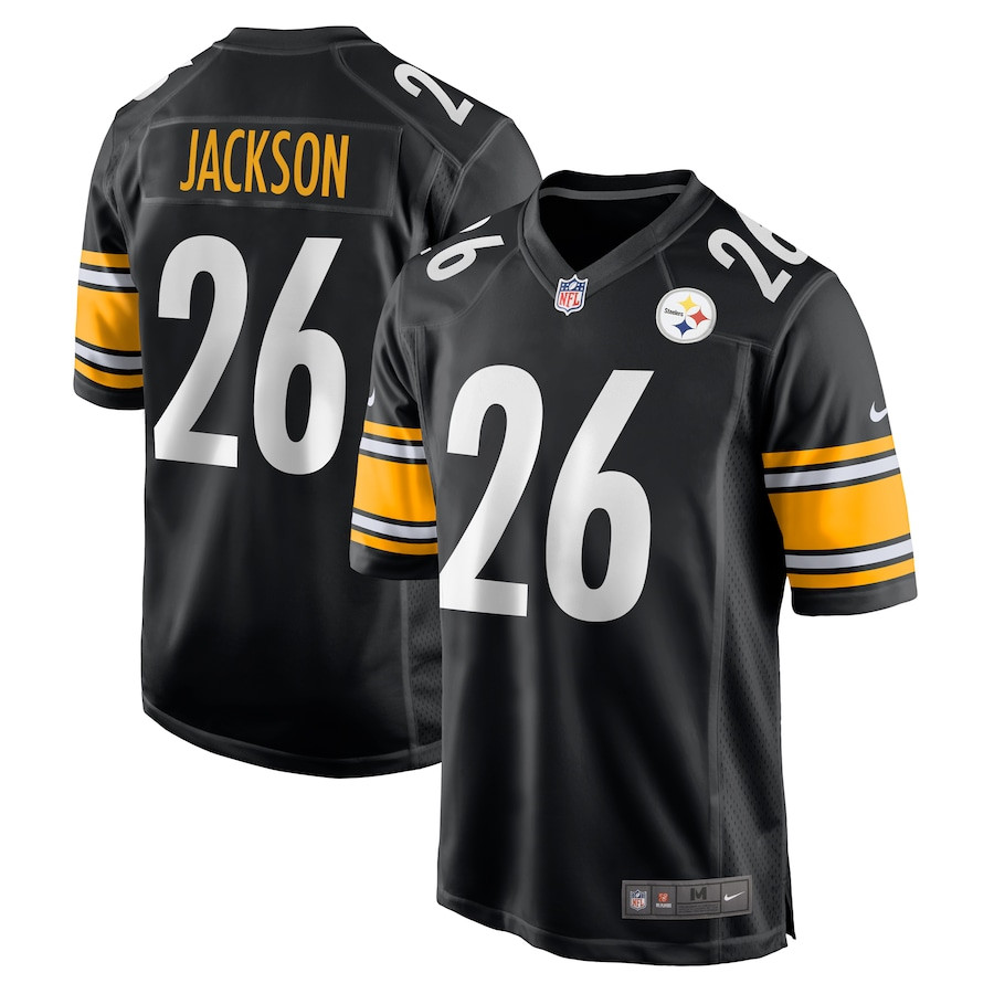 Donte Jackson 26 Pittsburgh Steelers Game Men Jersey - Black JS2057 nicesnker