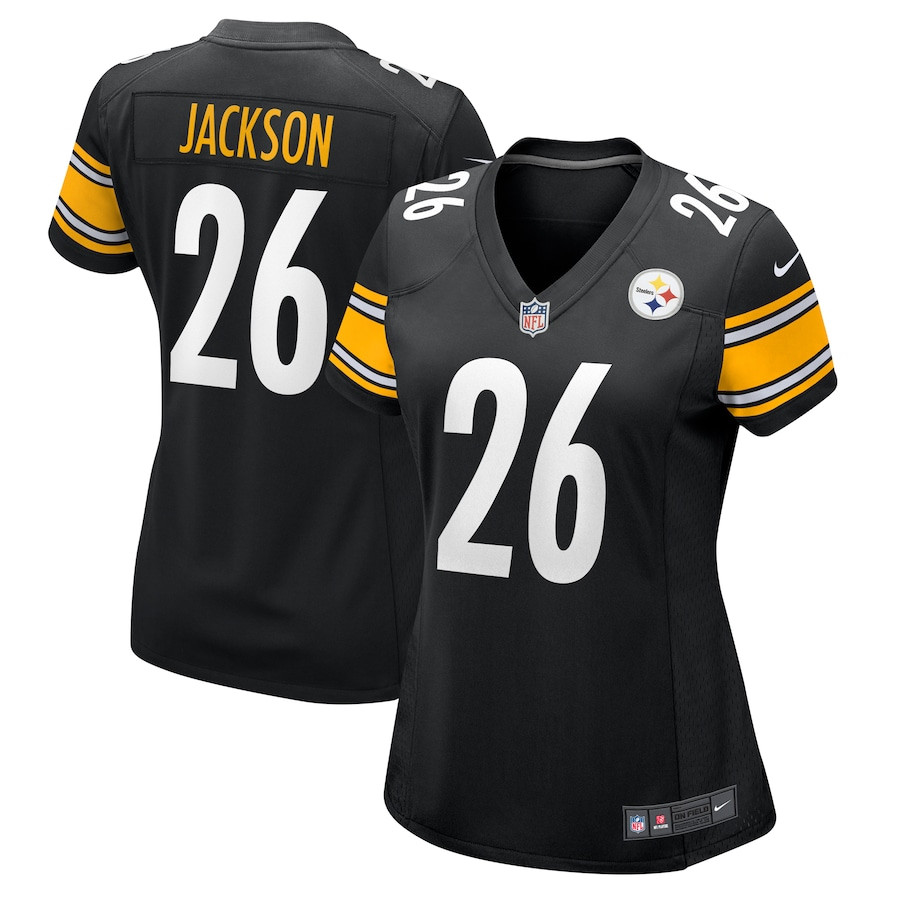 Donte Jackson 26 Pittsburgh Steelers Women's Game Jersey - Black JS4345 nicesnker