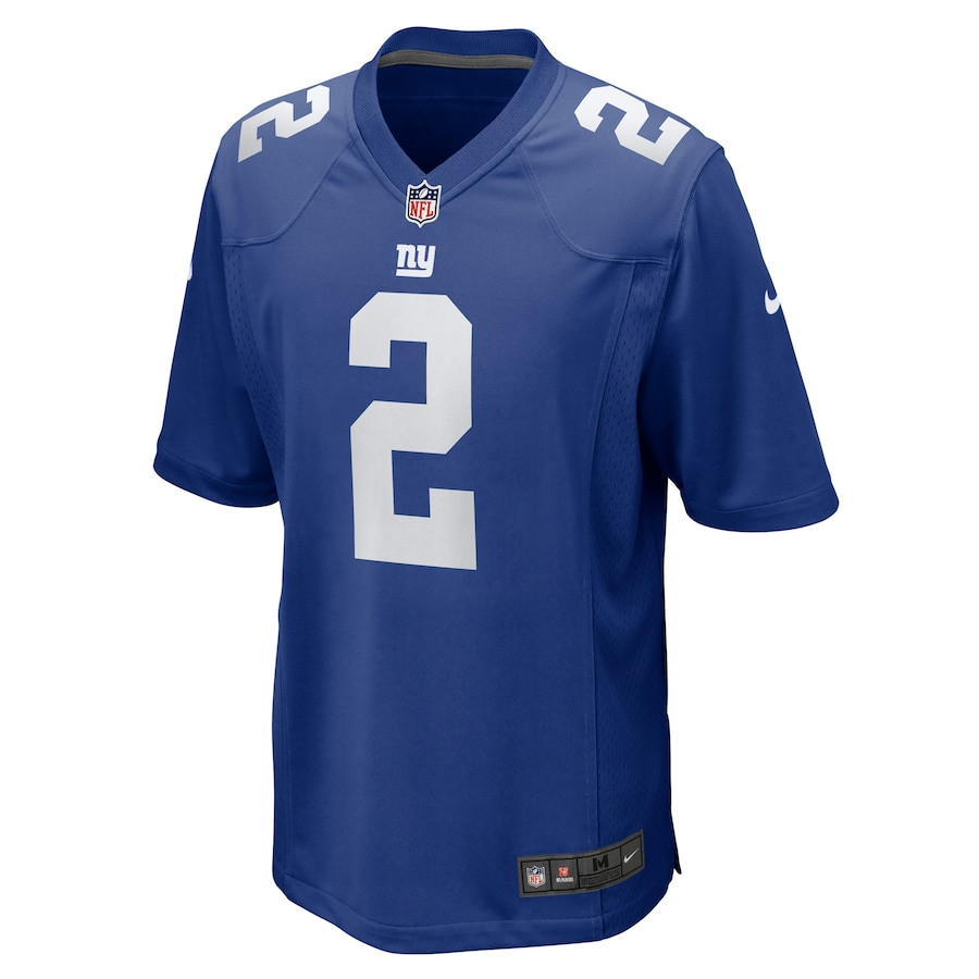 Alternative view of Drew Lock 2 New York Giants Team Game Men Jersey - Royal JS6034 nicesnker