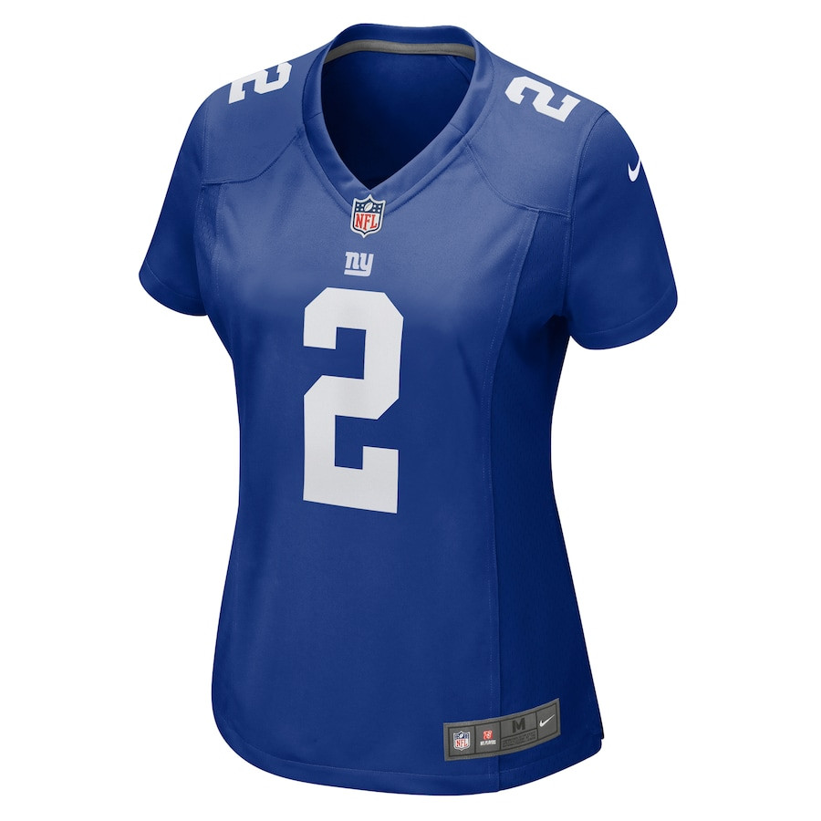 Alternative view of Drew Lock 2 New York Giants Women's Game Jersey - Royal JS8922 nicesnker