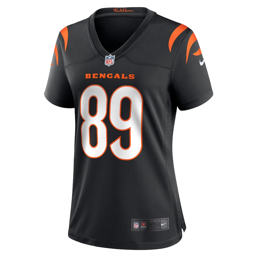 Alternative view of Drew Sample 89 Cincinnati Bengals Women Game Jersey - Black JS6787 nicesnker