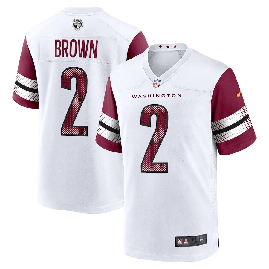 Dyami Brown 2 Washington Commanders Game Men Jersey - White JS3247 nicesnker