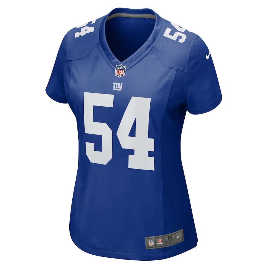 Alternative view of Dyontae Johnson 54 New York Giants Women's Game Jersey - Royal JS3395 nicesnker
