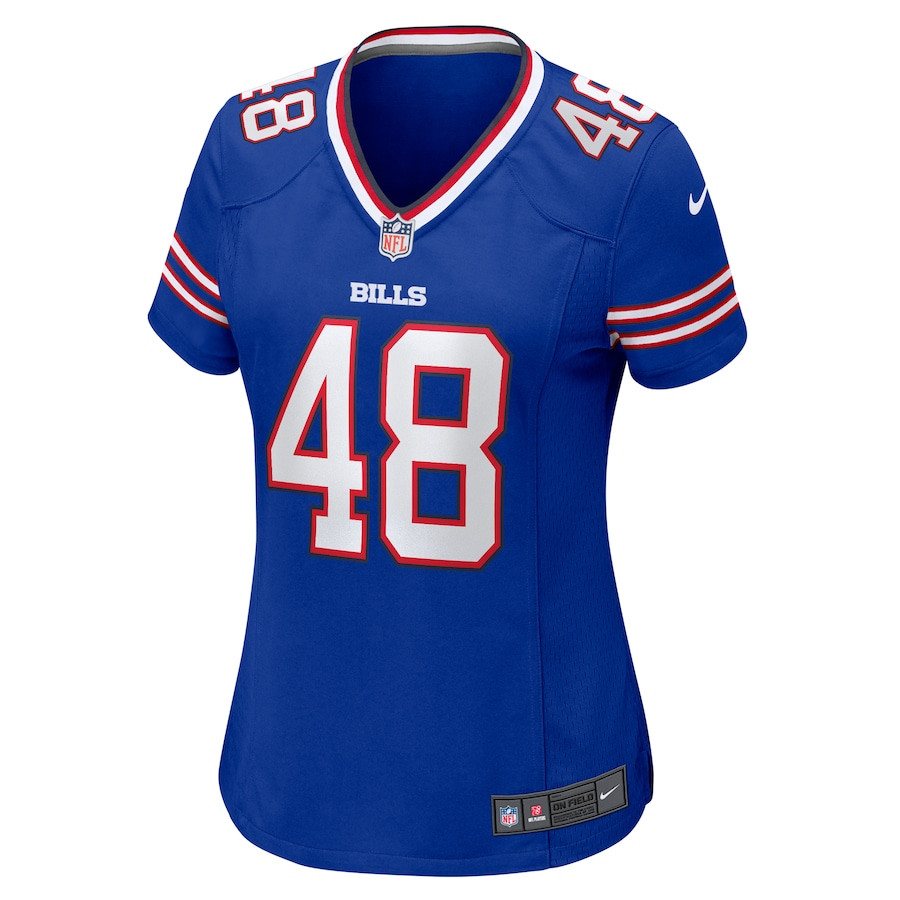 Alternative view of Edefuan Ulofoshio 48 Buffalo Bills Women's Game Jersey - Royal JS5385 nicesnker