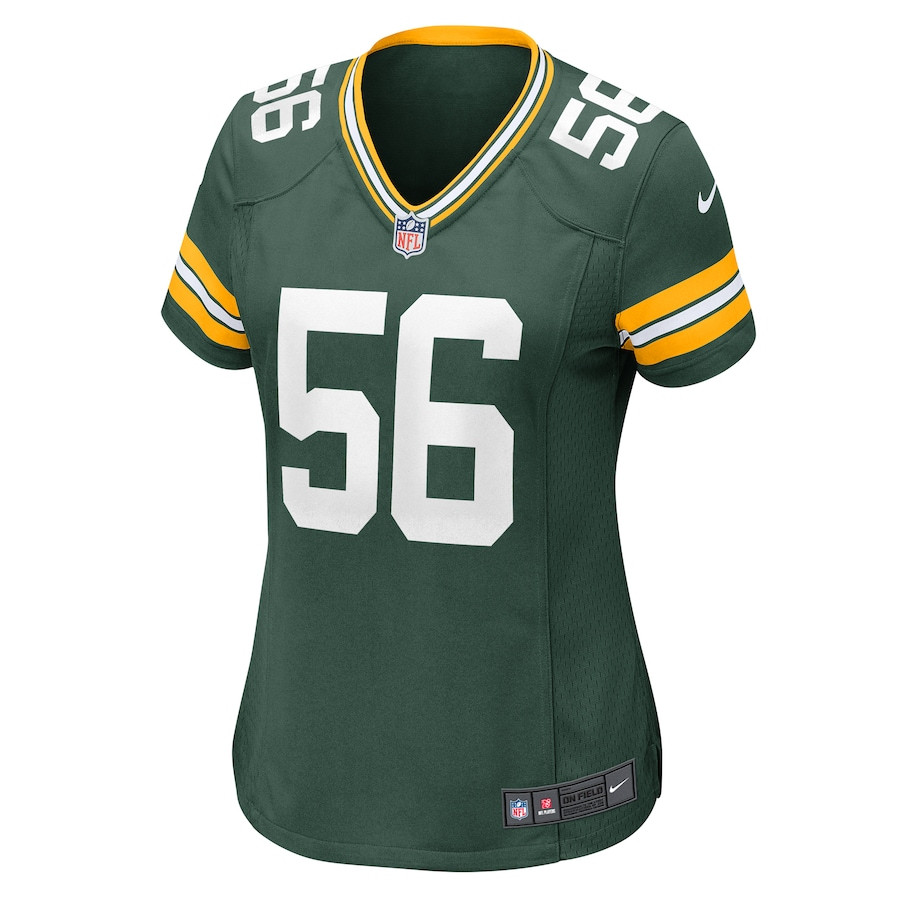 Alternative view of Edgerrin Cooper 56 Green Bay Packers Women's Game Jersey - Green JS4002 nicesnker