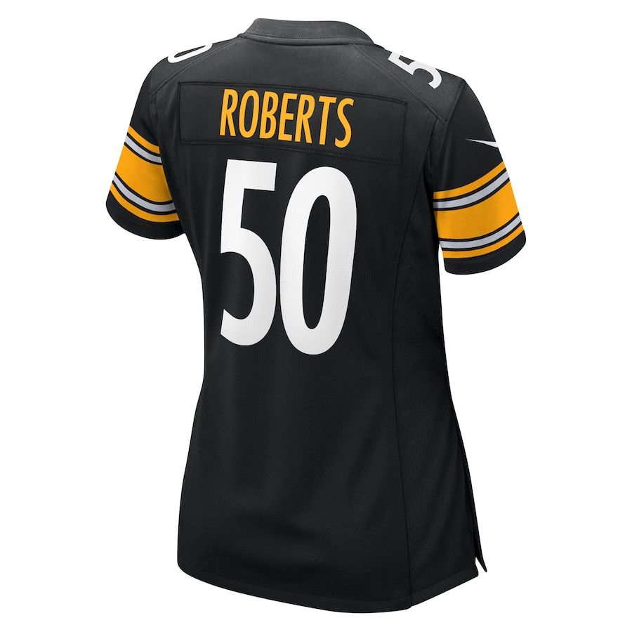 Elandon Roberts 50 Pittsburgh Steelers Women Game Jersey - Black JS9014 nicesnker - Image 3