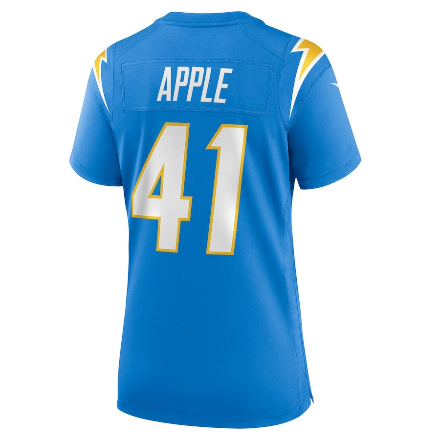 Eli Apple 41 Los Angeles Chargers Women's Game Jersey - Powder Blue JS8673 nicesnker - Image 3