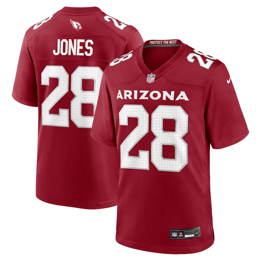 Elijah Jones 28 Arizona Cardinals Team Game Men Jersey - Cardinal JS1187 nicesnker