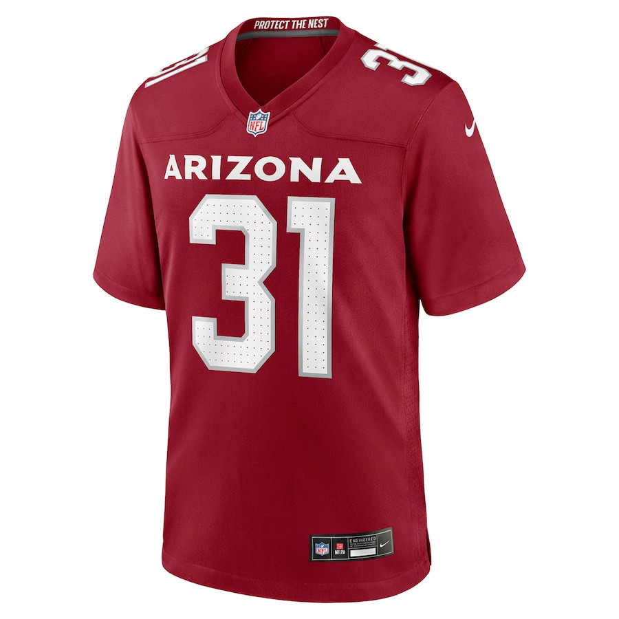 Alternative view of Emari Demercado 31 Arizona Cardinals Team Game Men Jersey - Cardinal JS5579 nicesnker
