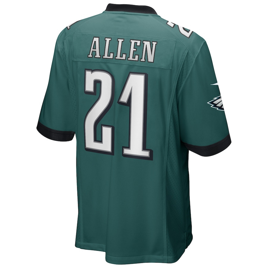 Eric Allen 21 Philadelphia Eagles Men Game Retired Jersey - Midnight Green JS8138 nicesnker - Image 3