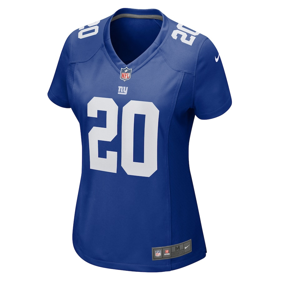 Alternative view of Eric Gray 20 New York Giants Women's Game Jersey - Royal JS8982 nicesnker